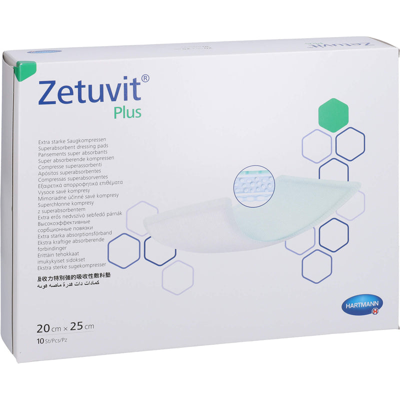 ZETUVIT PLUS EXTR ST 20X25 10 St