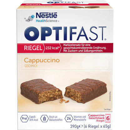 OPTIFAST Riegel Cappuccino 6X65 g