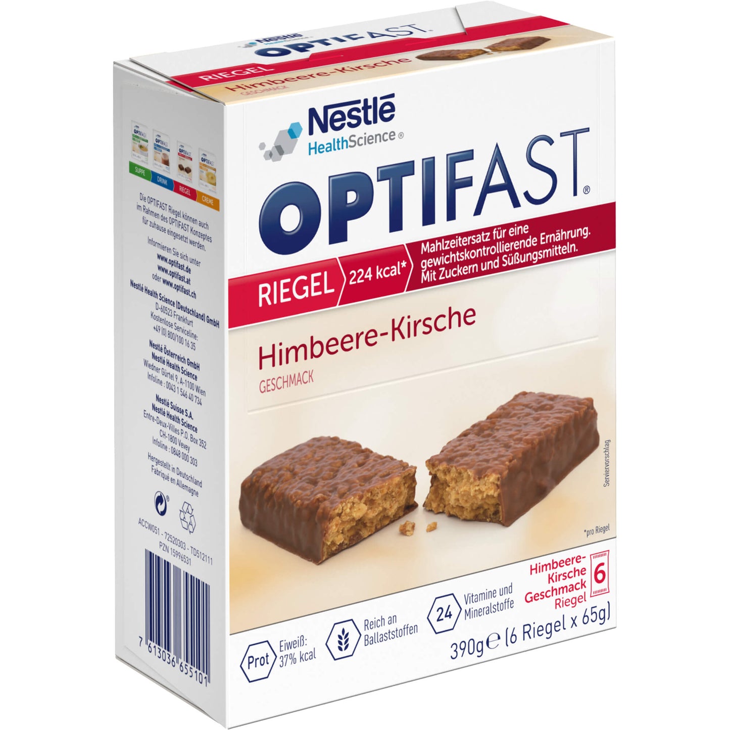 OPTIFAST Riegel Himbeere-Kirsche 6X65 g