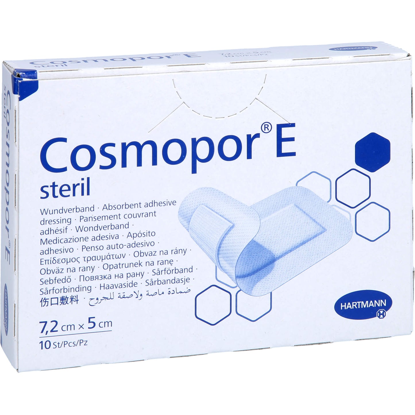 COSMOPOR E steril 5x7,2 cm 10 St