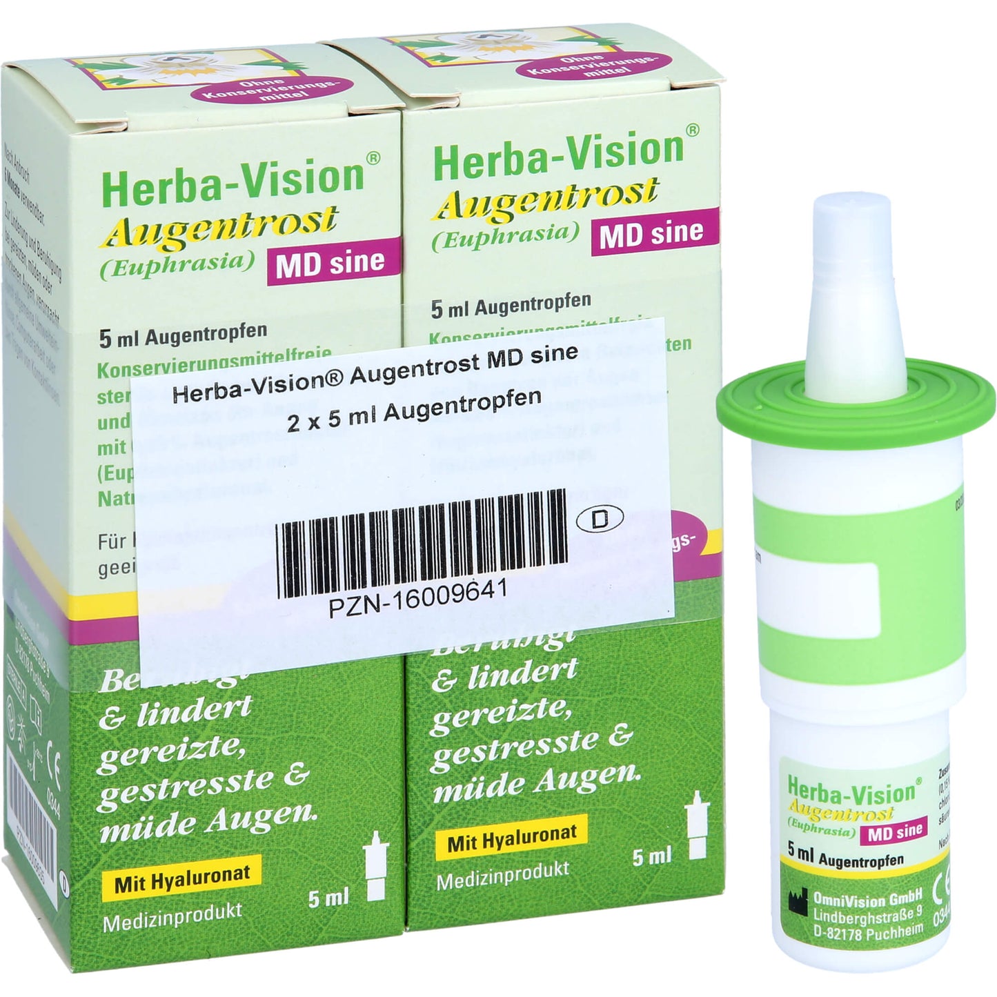 HERBA-VISION Augentrost MD sine Augentropfen 10 ml