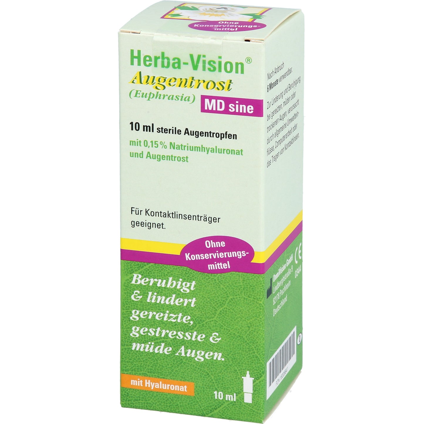 HERBA-VISION Augentrost MD sine Augentropfen 10 ml