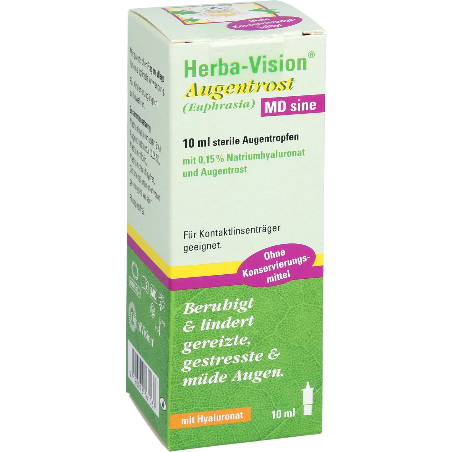 HERBA-VISION Augentrost MD sine Augentropfen 10 ml