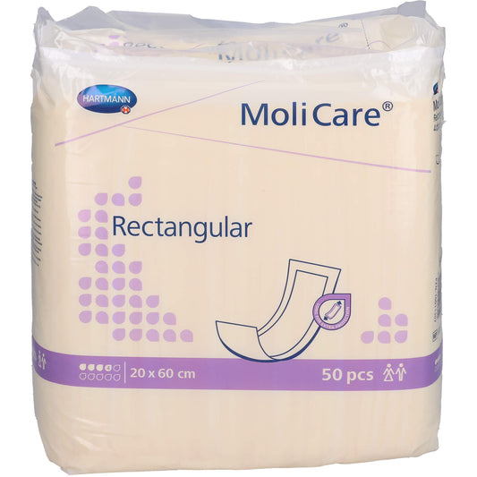 MOLICARE rectangular 4 Tropfen 20x60 cm 50 St