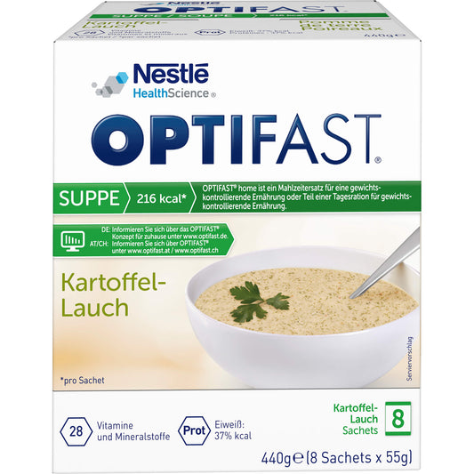 OPTIFAST Suppe Kartoffel-Lauch Pulver 8X55 g