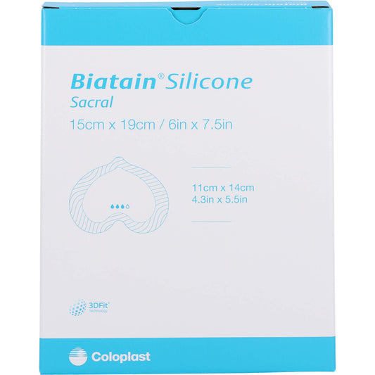 BIATAIN Silicone Schaumverb.Sakrum klein 15x19 cm 5 St