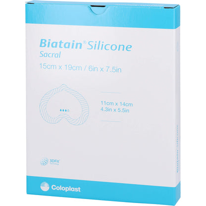 BIATAIN Silicone Schaumverb.Sakrum klein 15x19 cm 5 St
