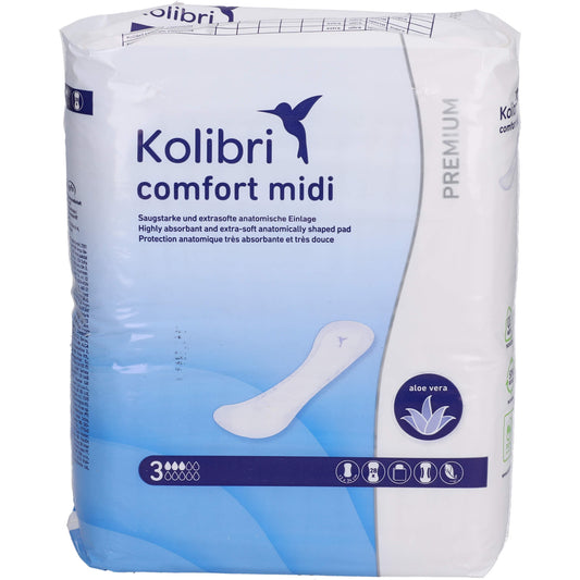 KOLIBRI comfort premium Einlagen midi 28 St