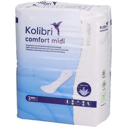 KOLIBRI comfort premium Einlagen midi 28 St