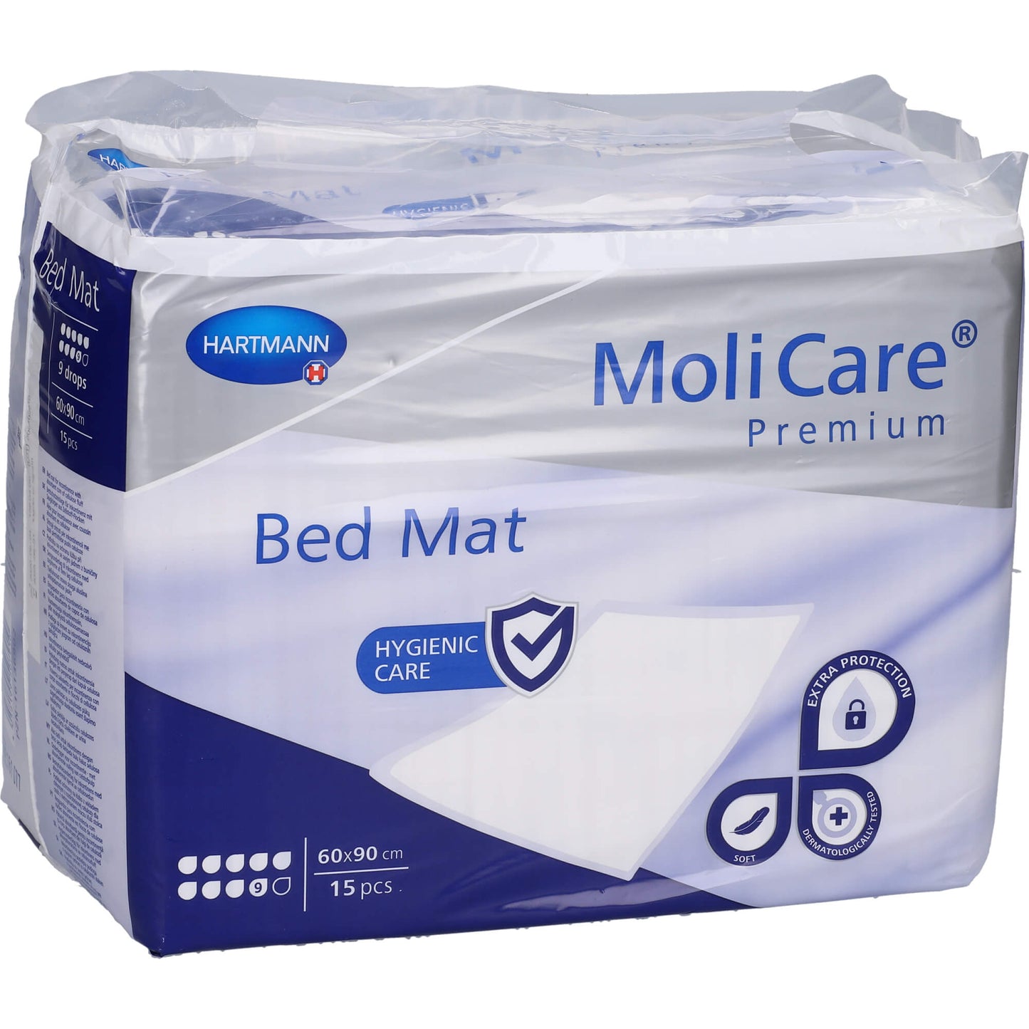 MOLICARE Premium Bed Mat 9 Tropfen 60x90 cm 15 St