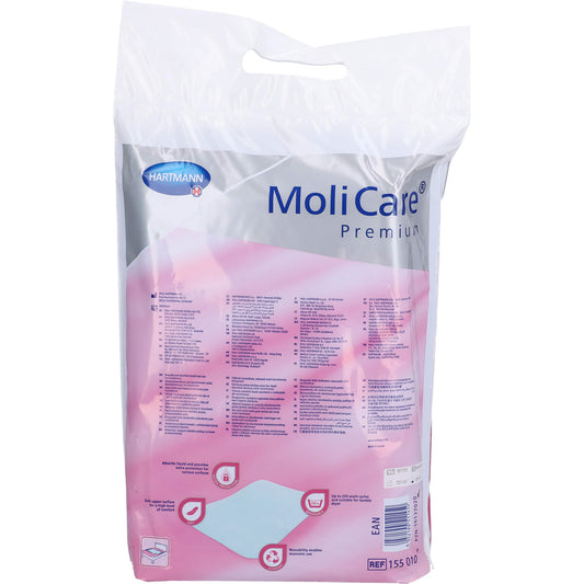 MOLICARE Premium Bed Mat Textile 7 Tropfen 85x90cm 1 St