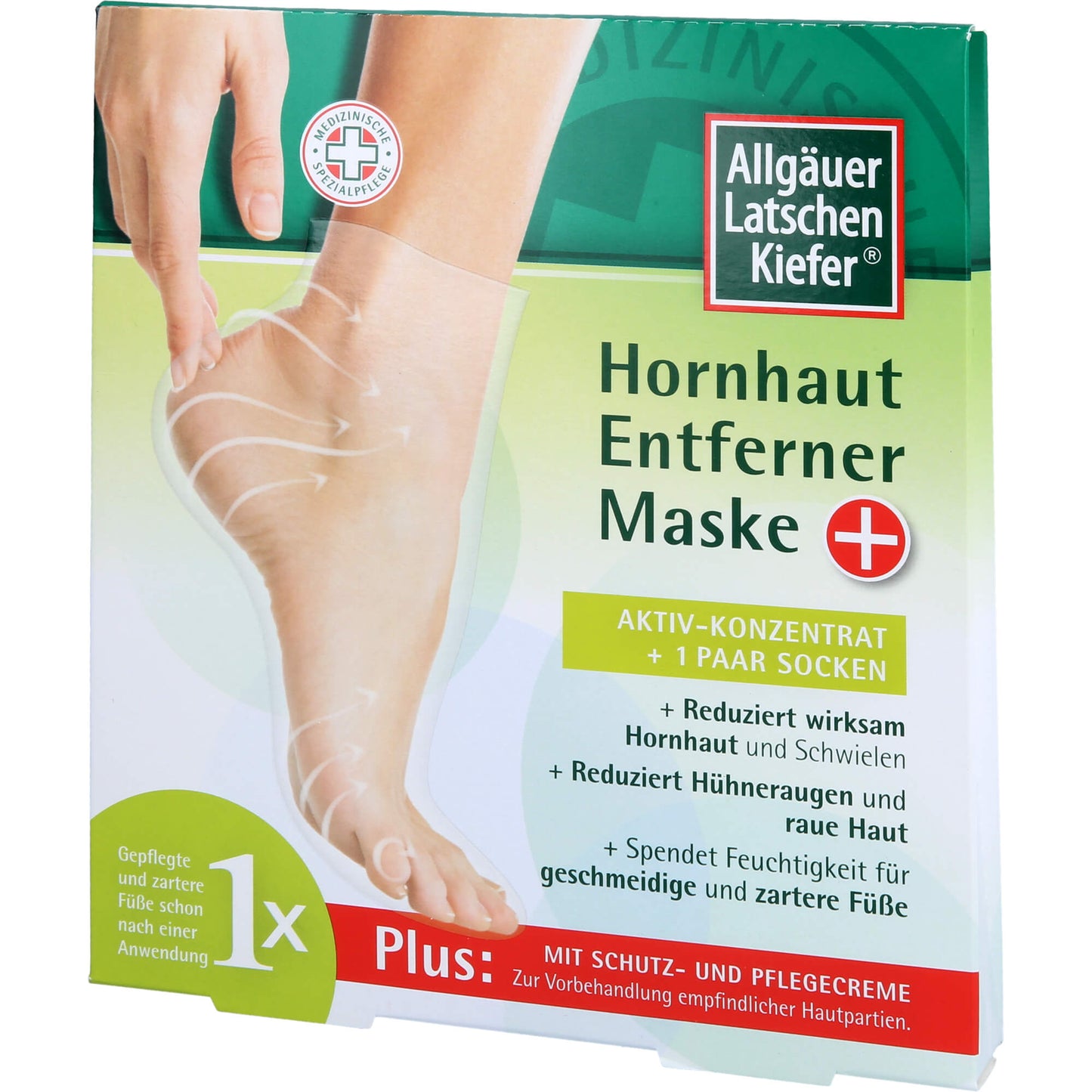 ALLGÄUER LATSCHENK. Hornhaut Entferner Maske plus 1 P