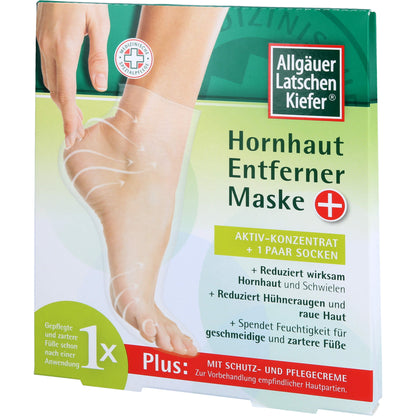 ALLGÄUER LATSCHENK. Hornhaut Entferner Maske plus 1 P