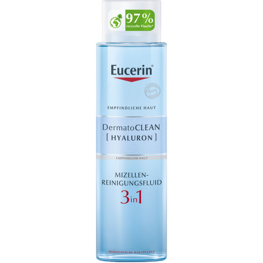 EUCERIN DermatoCLEAN Hyal.Miz.Reinigungsfluid 3in1 400 ml