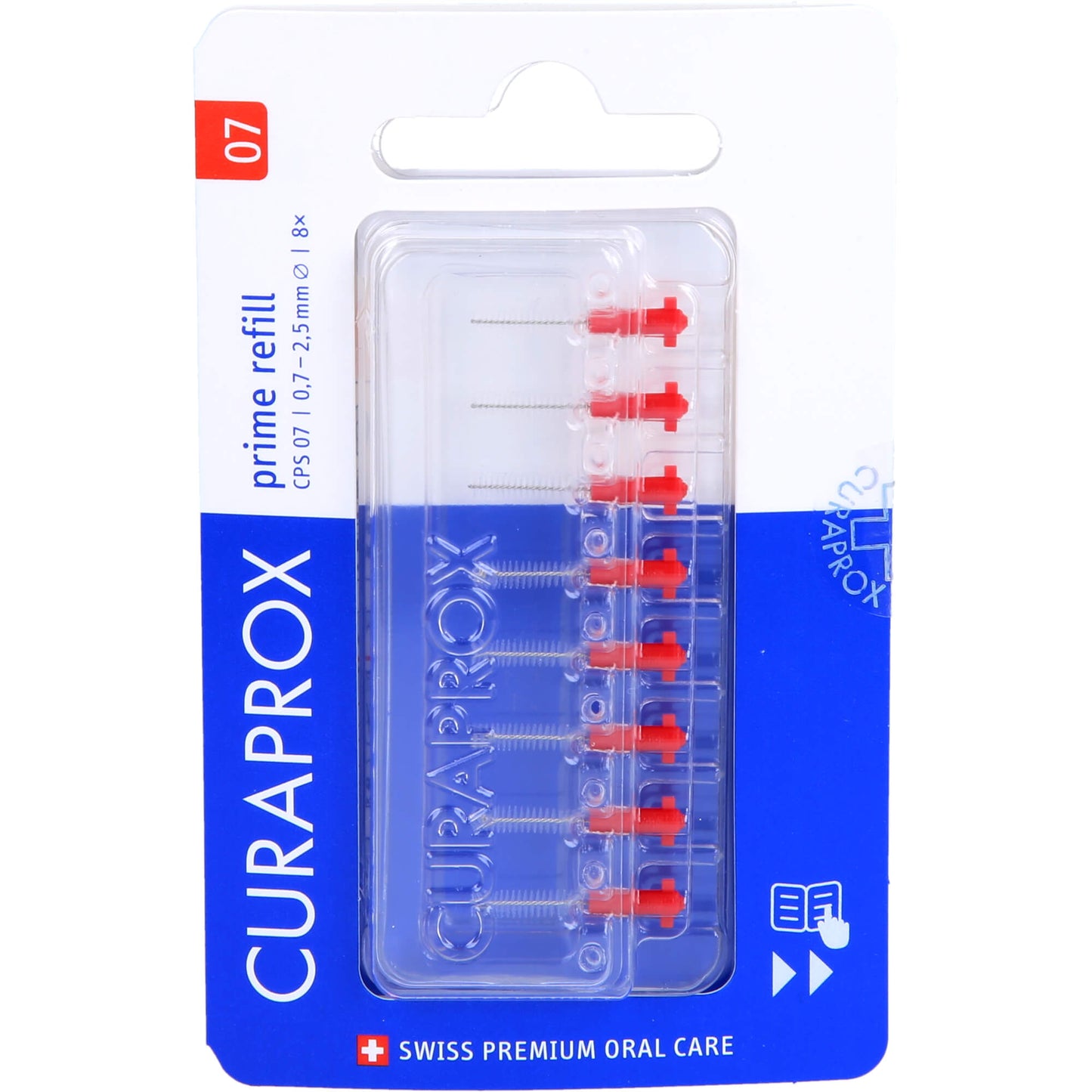 CURAPROX CPS 07 prime Interdentalbürsten Refill 8 St