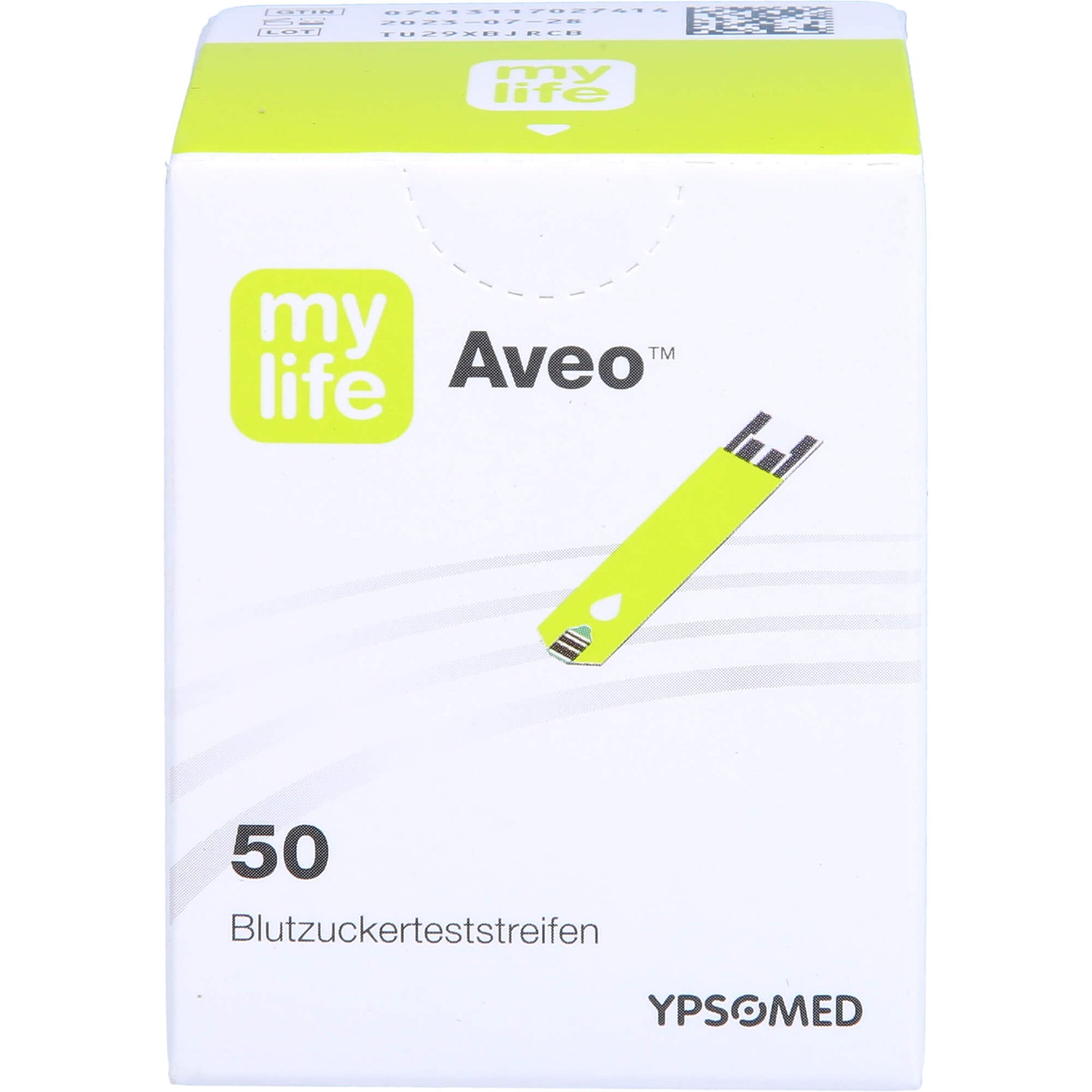 MYLIFE Aveo Blutzucker Teststreifen 50 St