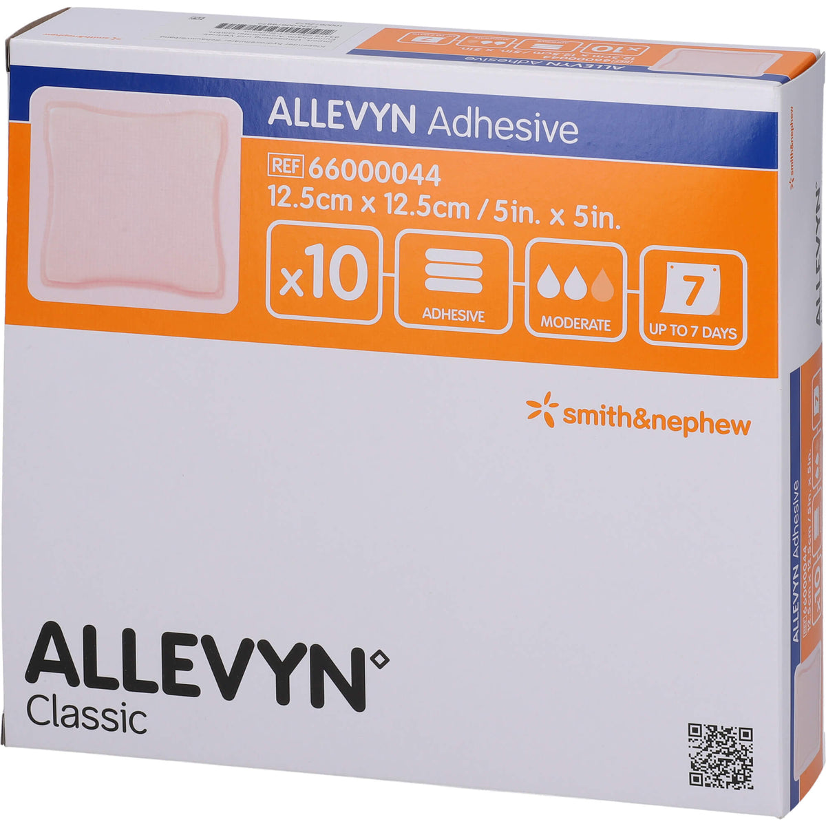 ALLEVYN Adhesive 12,5x12,5 cm haftende Wundauflage 10 St
