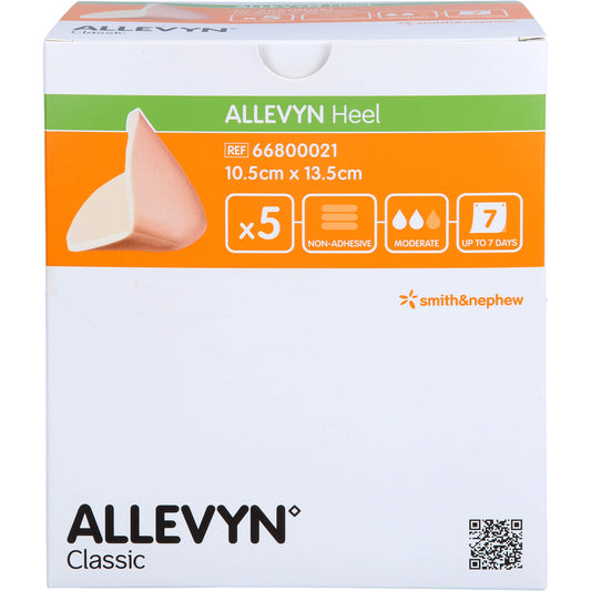 ALLEVYN Heel Schaumstoff Fersenverb.10,5x13,5 cm 5 St
