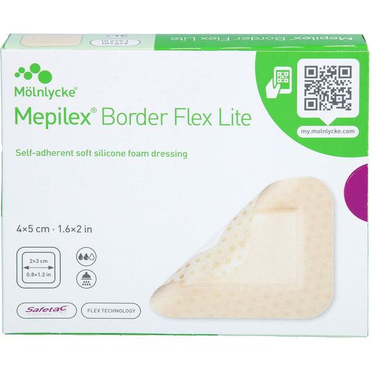 MEPILEX Border Flex Lite Schaumverband 4x5 cm 10 St