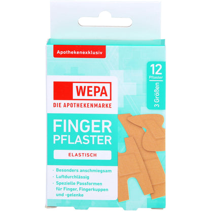 WEPA Fingerpflaster Mix 3 Größen 12 St