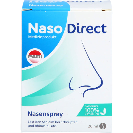 NASODIRECT Nasenspray mit Captomucil 20 ml