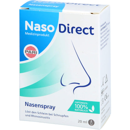 NASODIRECT Nasenspray mit Captomucil 20 ml