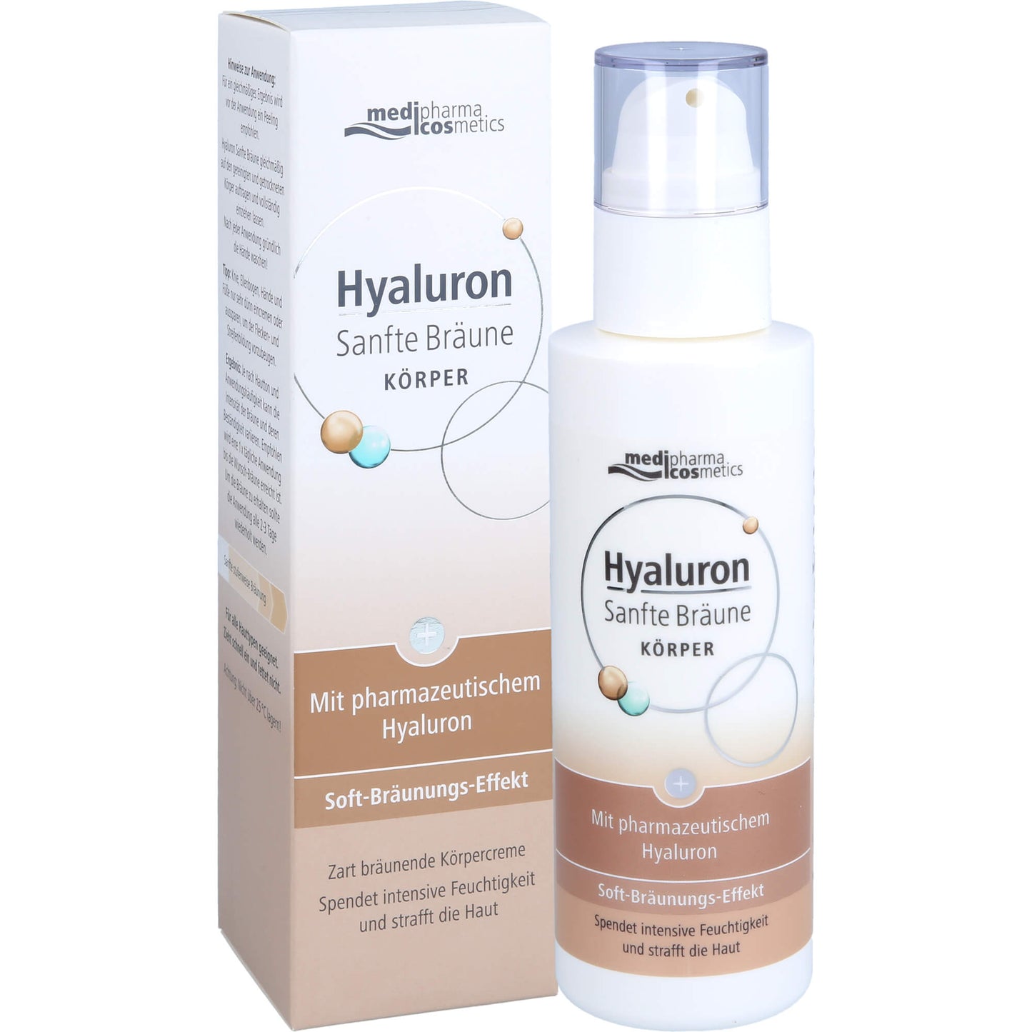 HYALURON SANFTE Bräune Körperpflege Creme 200 ml