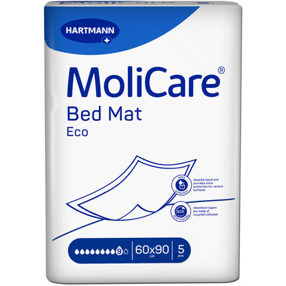 MOLICARE Bed Mat Eco 9 Tropfen 60x90 cm 5 St