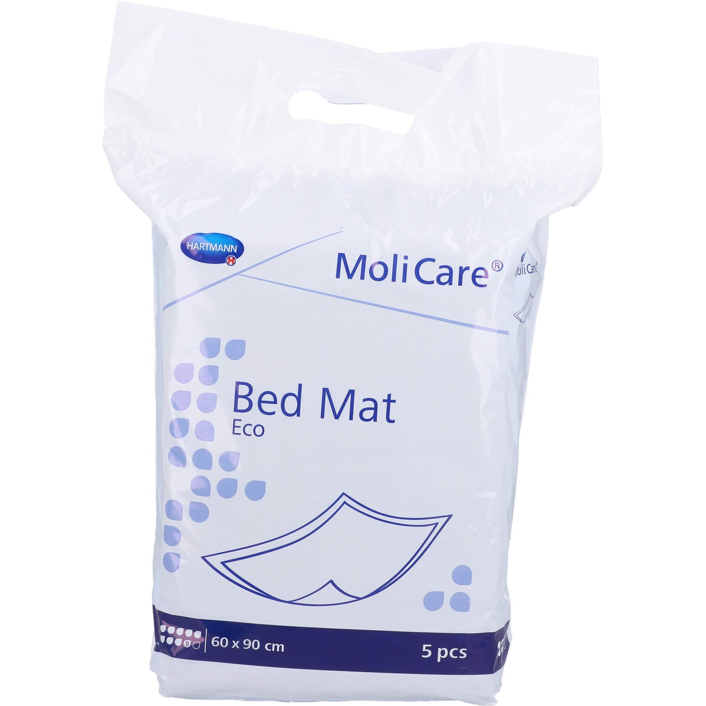 MOLICARE Bed Mat Eco 9 Tropfen 60x90 cm 5 St