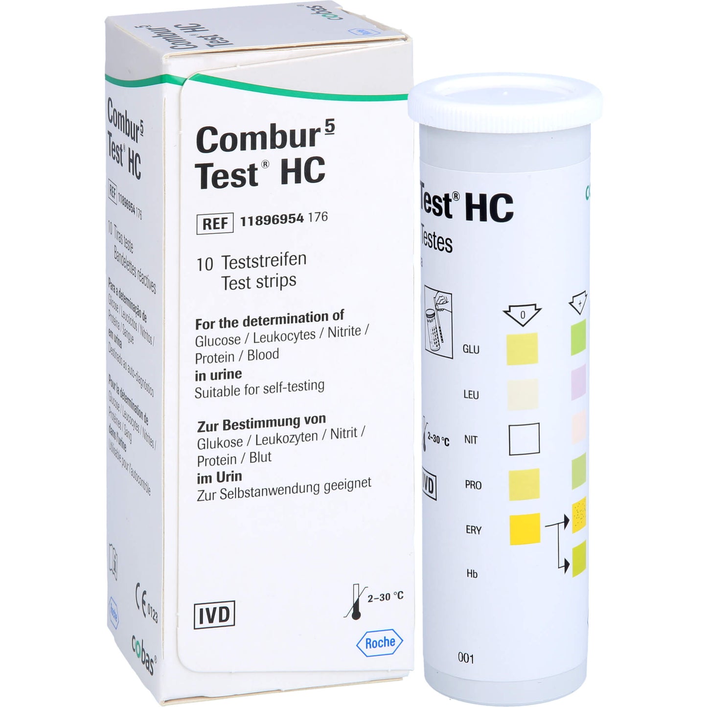 COMBUR 5 Test HC Teststreifen 10 St