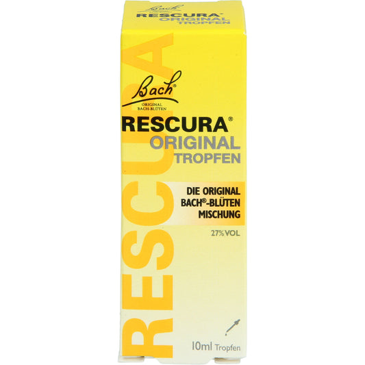 BACHBLÜTEN Original Rescura Tropfen m.Alkohol 10 ml