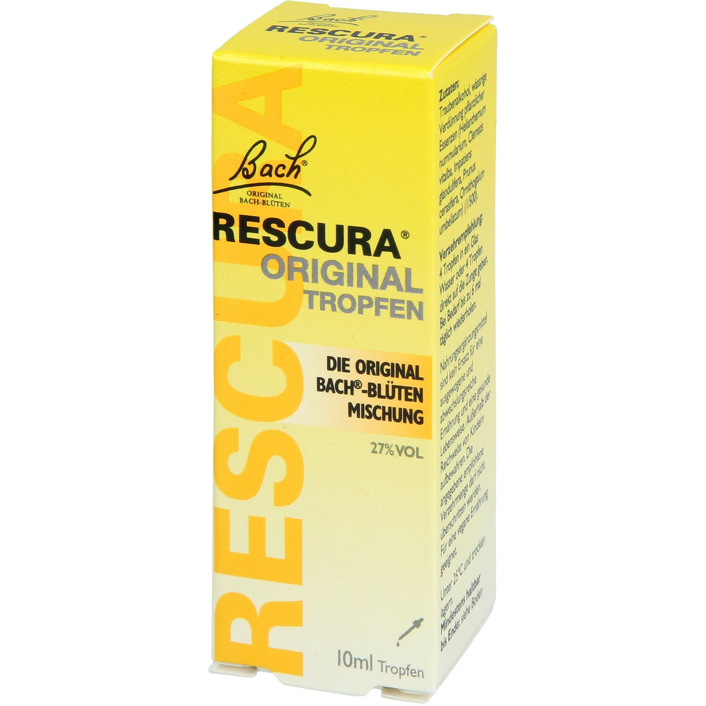 BACHBLÜTEN Original Rescura Tropfen m.Alkohol 10 ml