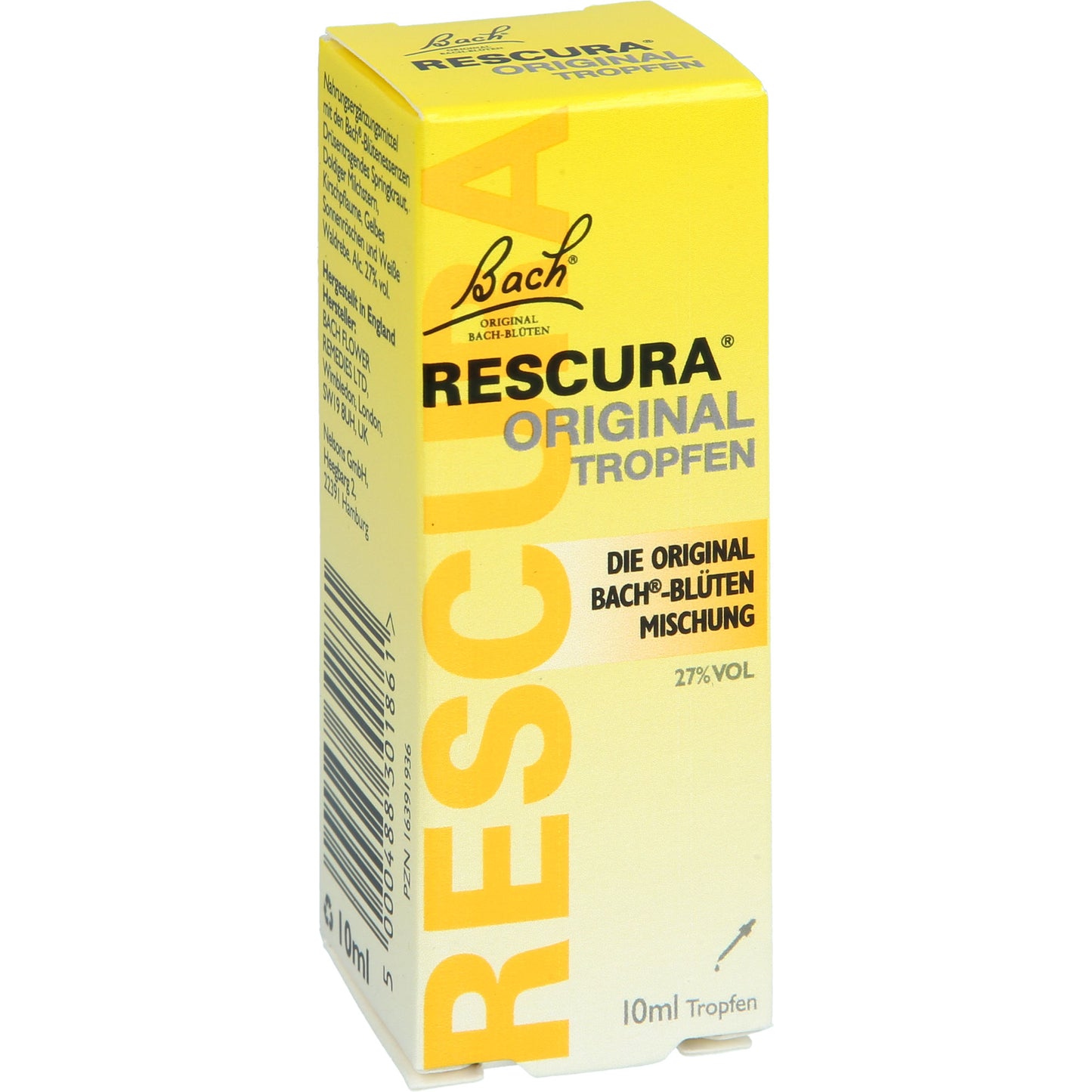 BACHBLÜTEN Original Rescura Tropfen m.Alkohol 10 ml