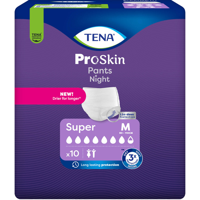 TENA PANTS NIGHT SUPER M 10 St