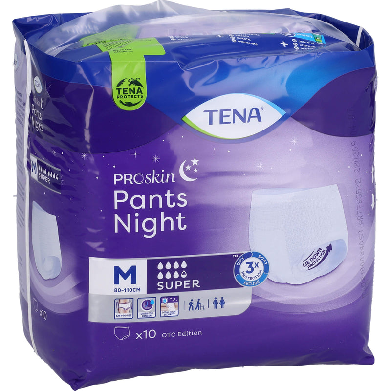 TENA PANTS NIGHT SUPER M 10 St