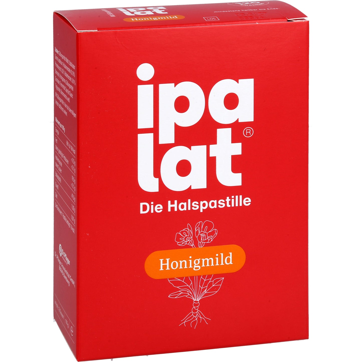 IPALAT Halspastillen honigmild o.Menthol zuckerfr. 120 St