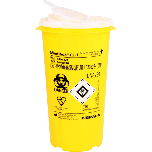 MEDIBOX Entsorgungsbehälter 0,8 l 1 St