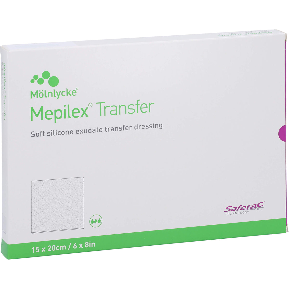 MEPILEX Transfer Schaumverband 15x20 cm steril 5 St
