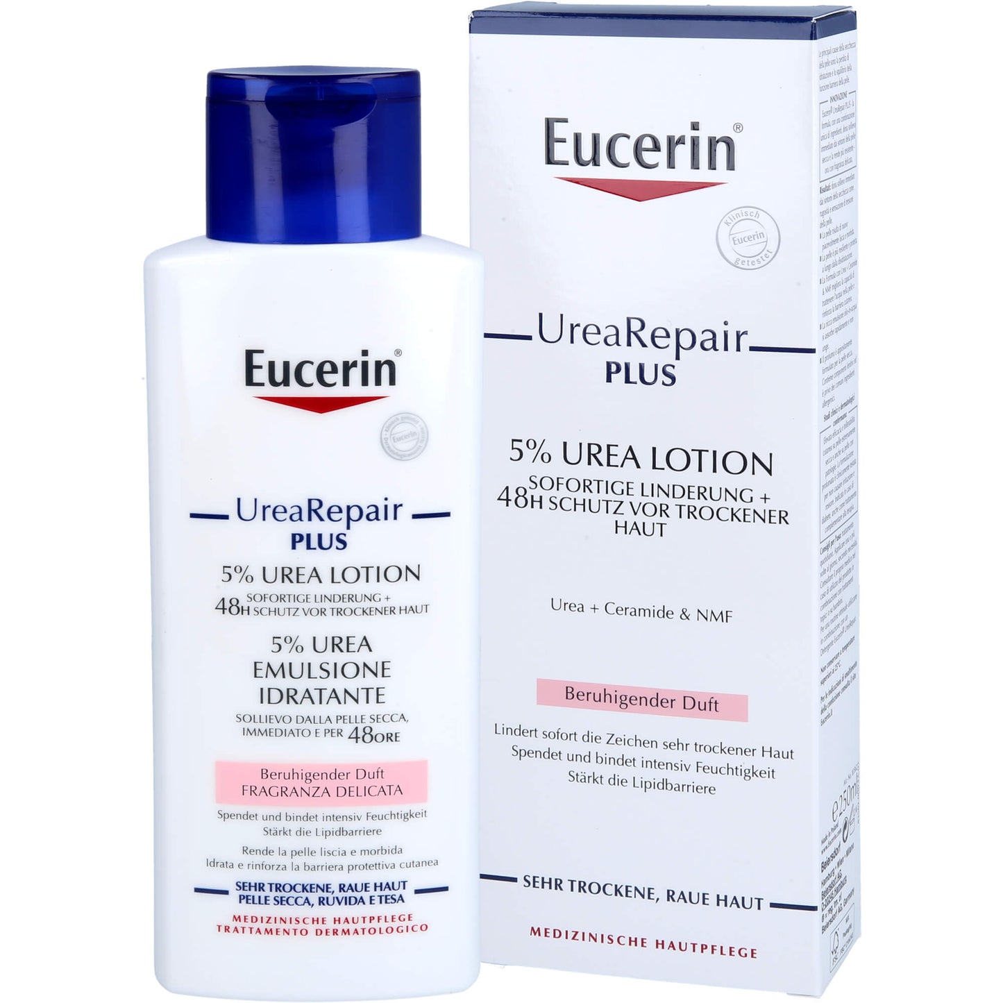 EUCERIN UreaRepair PLUS Lotion 5% mit Duft 250 ml
