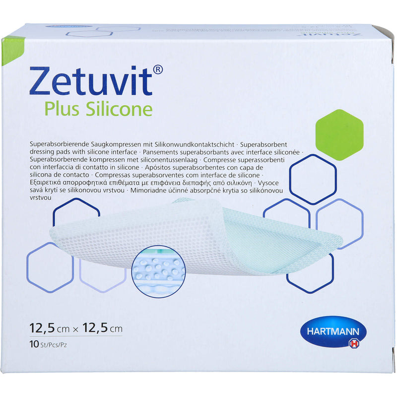 ZETUVIT PLUS SILI12.5X12.5 10 St