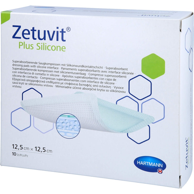 ZETUVIT PLUS SILI12.5X12.5 10 St