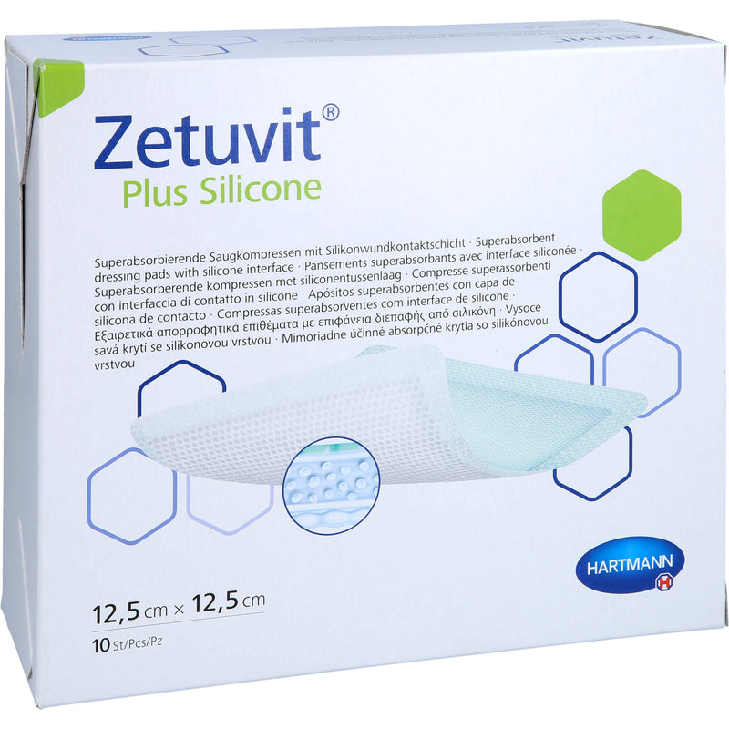 ZETUVIT PLUS SILI12.5X12.5 10 St