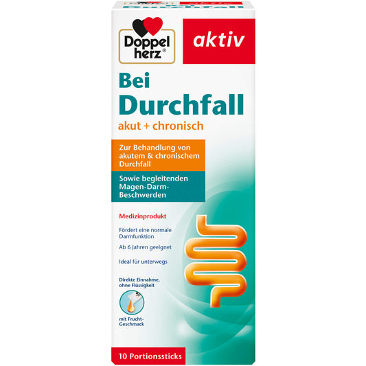 DOPPELHERZ Bei Durchfall flüssig Sticks 10 St