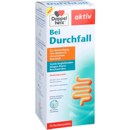 DOPPELHERZ Bei Durchfall flüssig Sticks 10 St