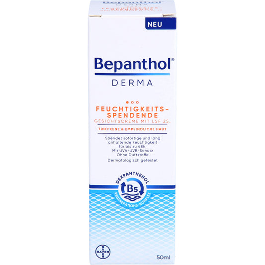 BEPANTHOL Derma feuchtigk.spend.Gesichtscre.LSF 25 1X50 ml