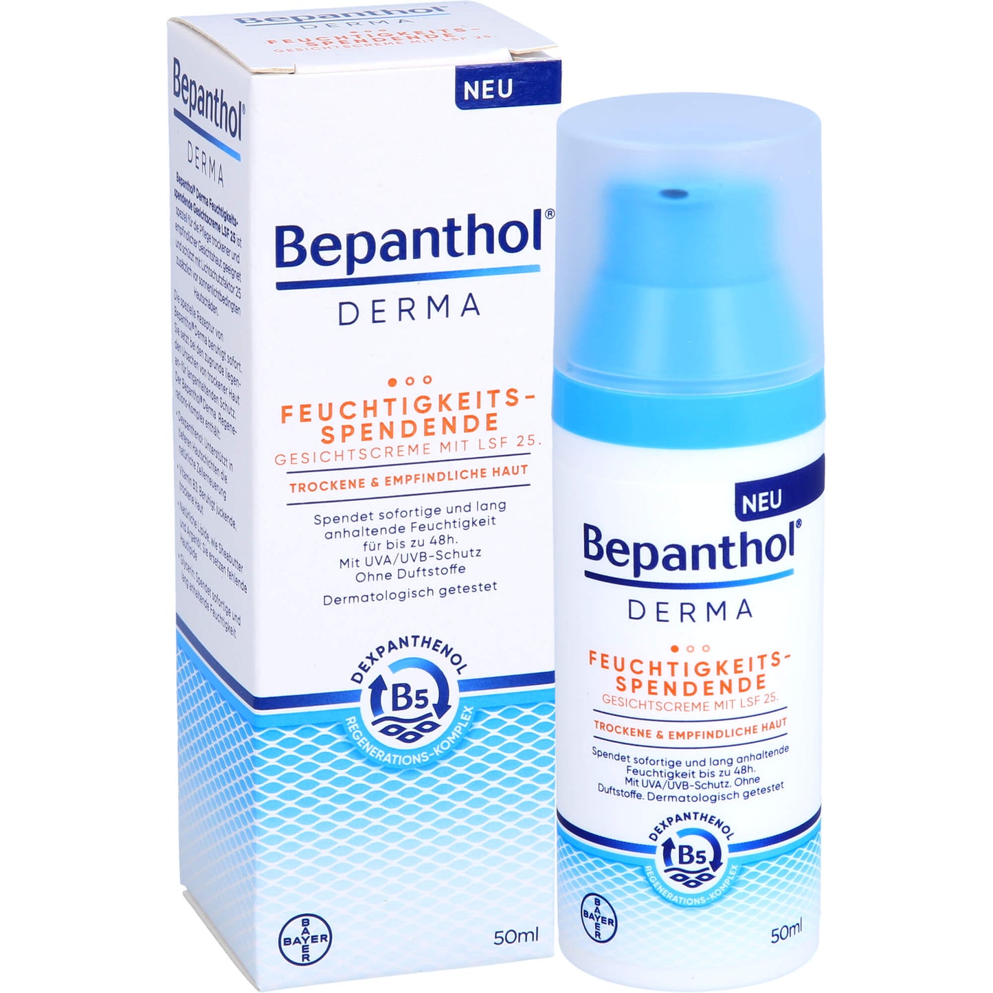 BEPANTHOL Derma feuchtigk.spend.Gesichtscre.LSF 25 1X50 ml