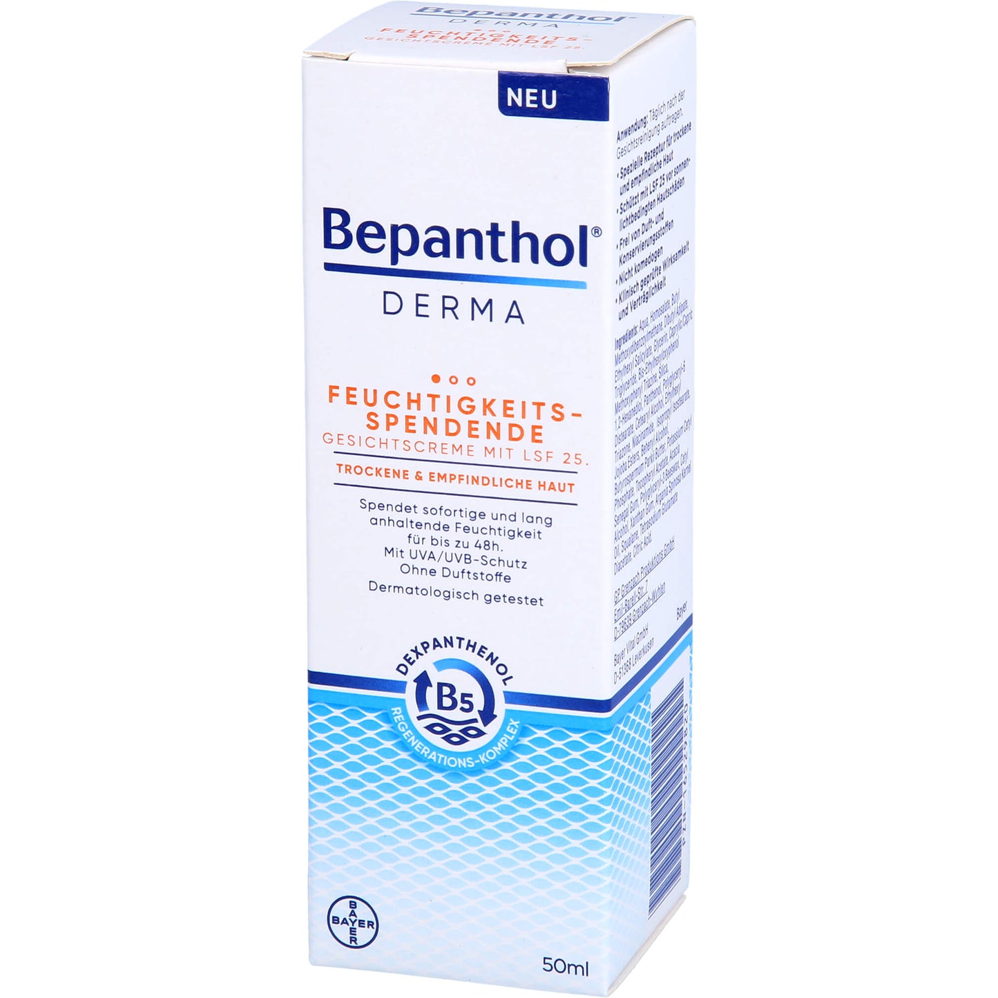 BEPANTHOL Derma feuchtigk.spend.Gesichtscre.LSF 25 1X50 ml