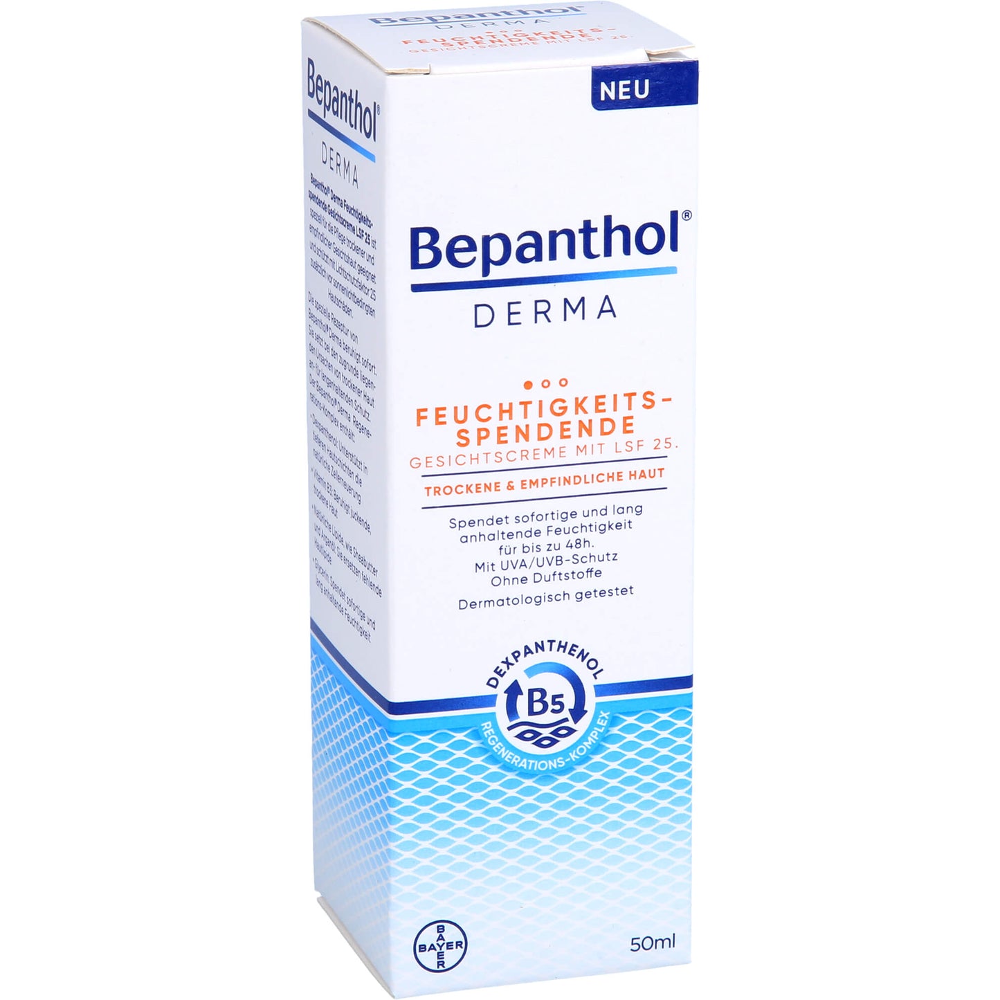 BEPANTHOL Derma feuchtigk.spend.Gesichtscre.LSF 25 1X50 ml