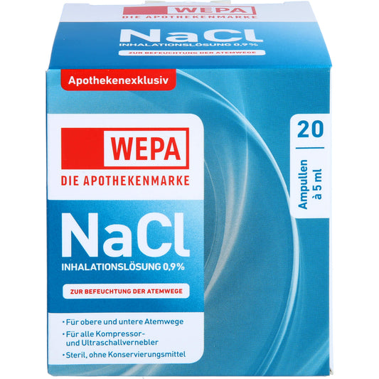 WEPA Inhalationslösung NaCl 0,9% 20X5 ml