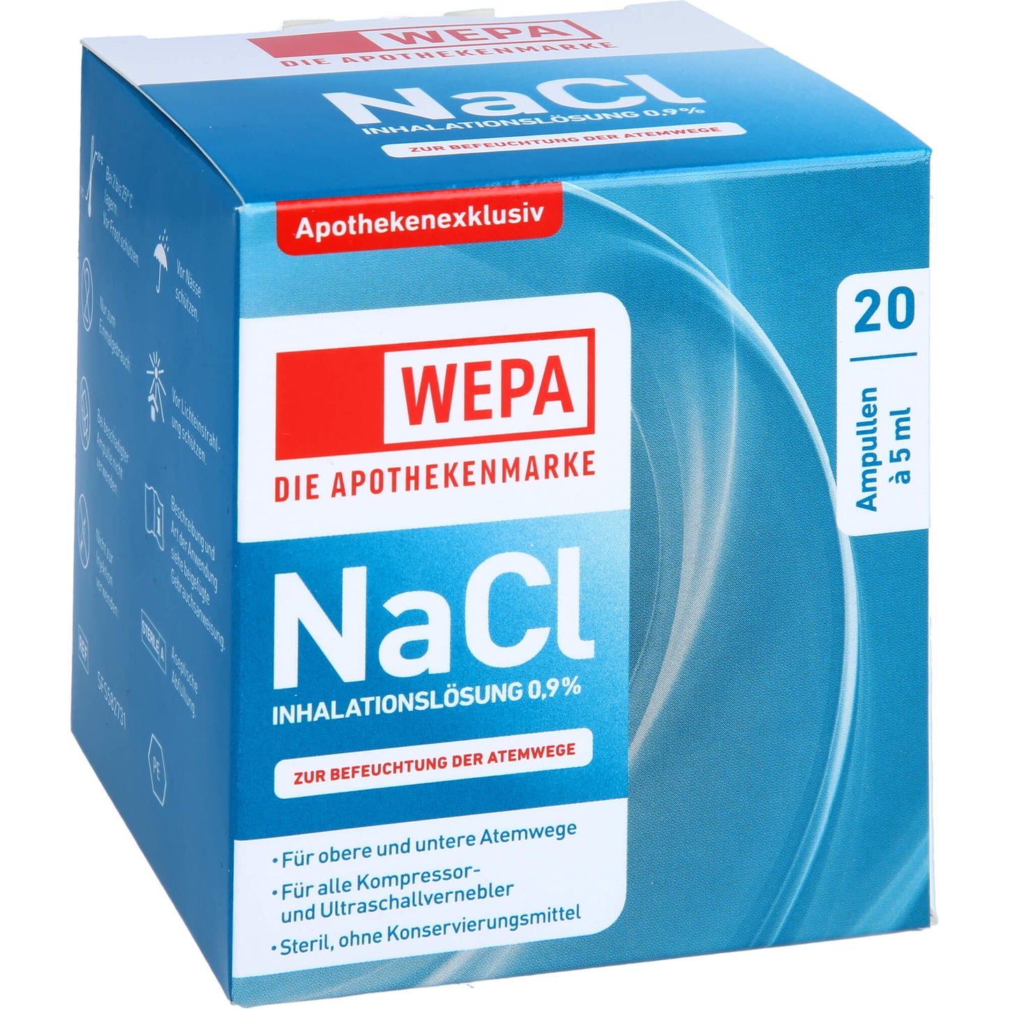 WEPA Inhalationslösung NaCl 0,9% 20X5 ml